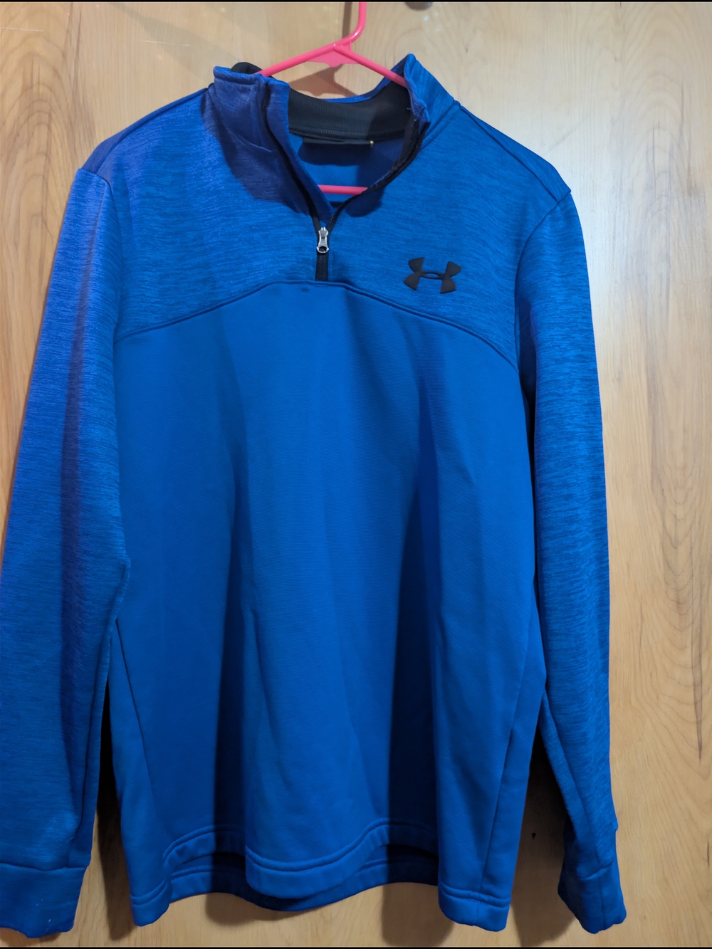 Under Armour Royal Blue/Heather Quarter-Zip Pullover